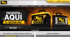 Desktop Screenshot of bateriasmac.com